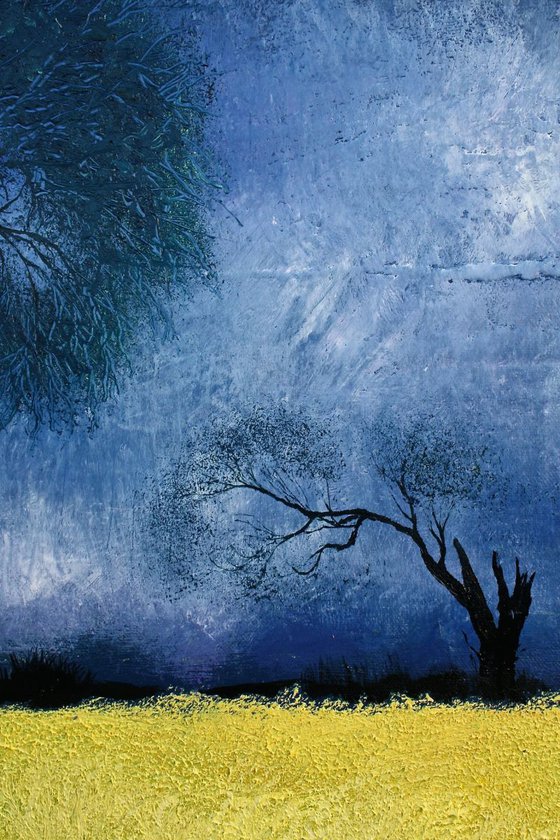 In the Field of the Lightning Trees (Large Painting)