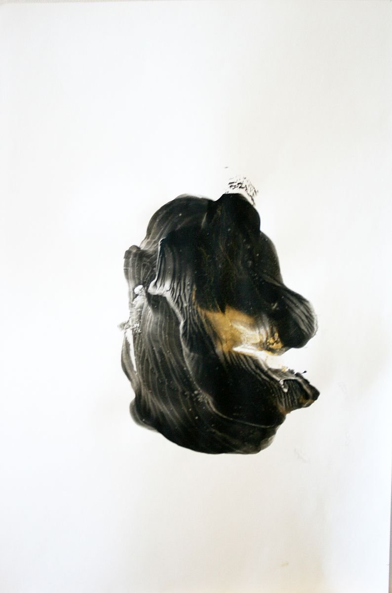 Expressive Abstract Limited Edition Print By Salana Art / Svetlana Samovarova, 8 X 13", Abstraction 1029, Original Artwork