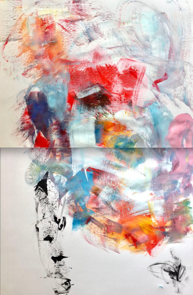 Be Yourself (Diptych) by Christel Haag