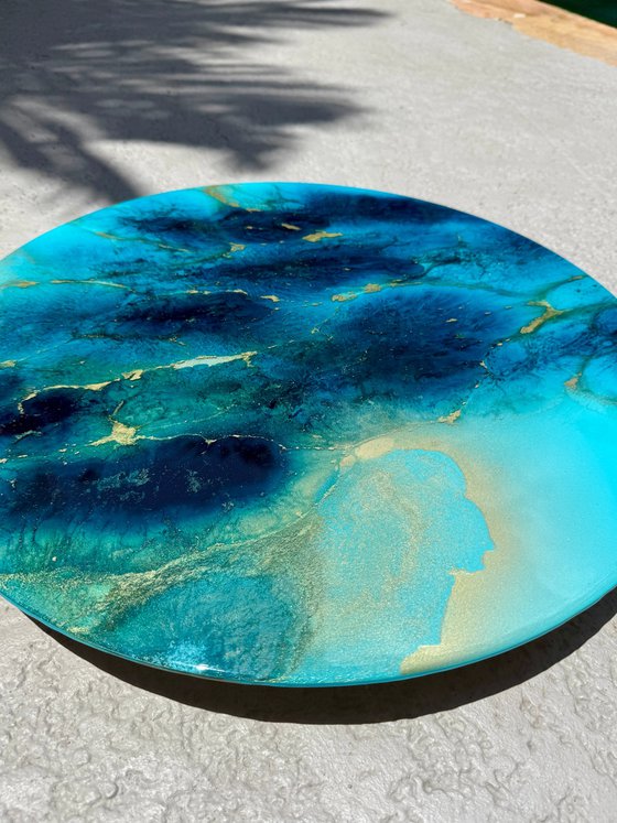 Golden Halo, Blue Depth #1