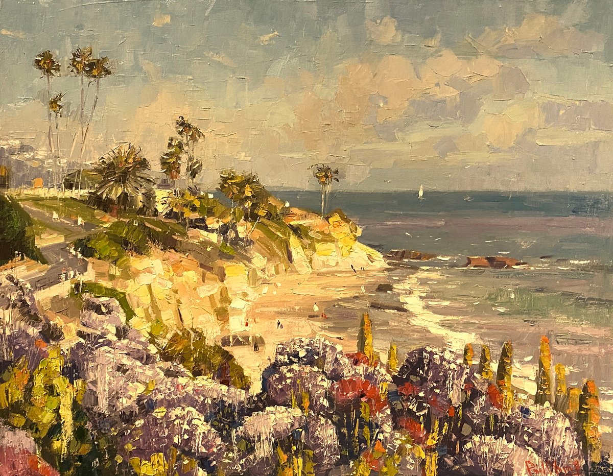 Colorful Laguna Beach,Ca By Paul Cheng, 30 X 24, Artwork For Sale On Artfinder