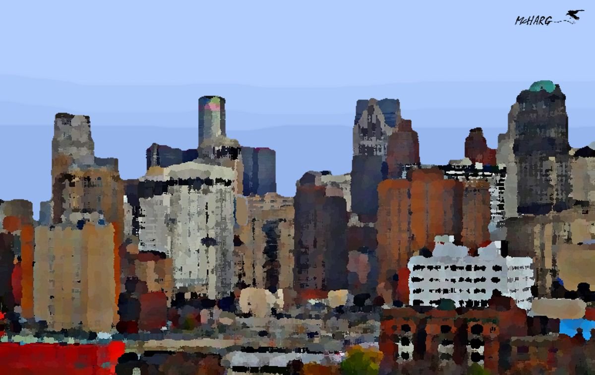 MO TOWN 47 X 30 by Joe McHarg