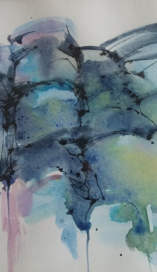 Blue crag 2. 2020 by Jean  Luce