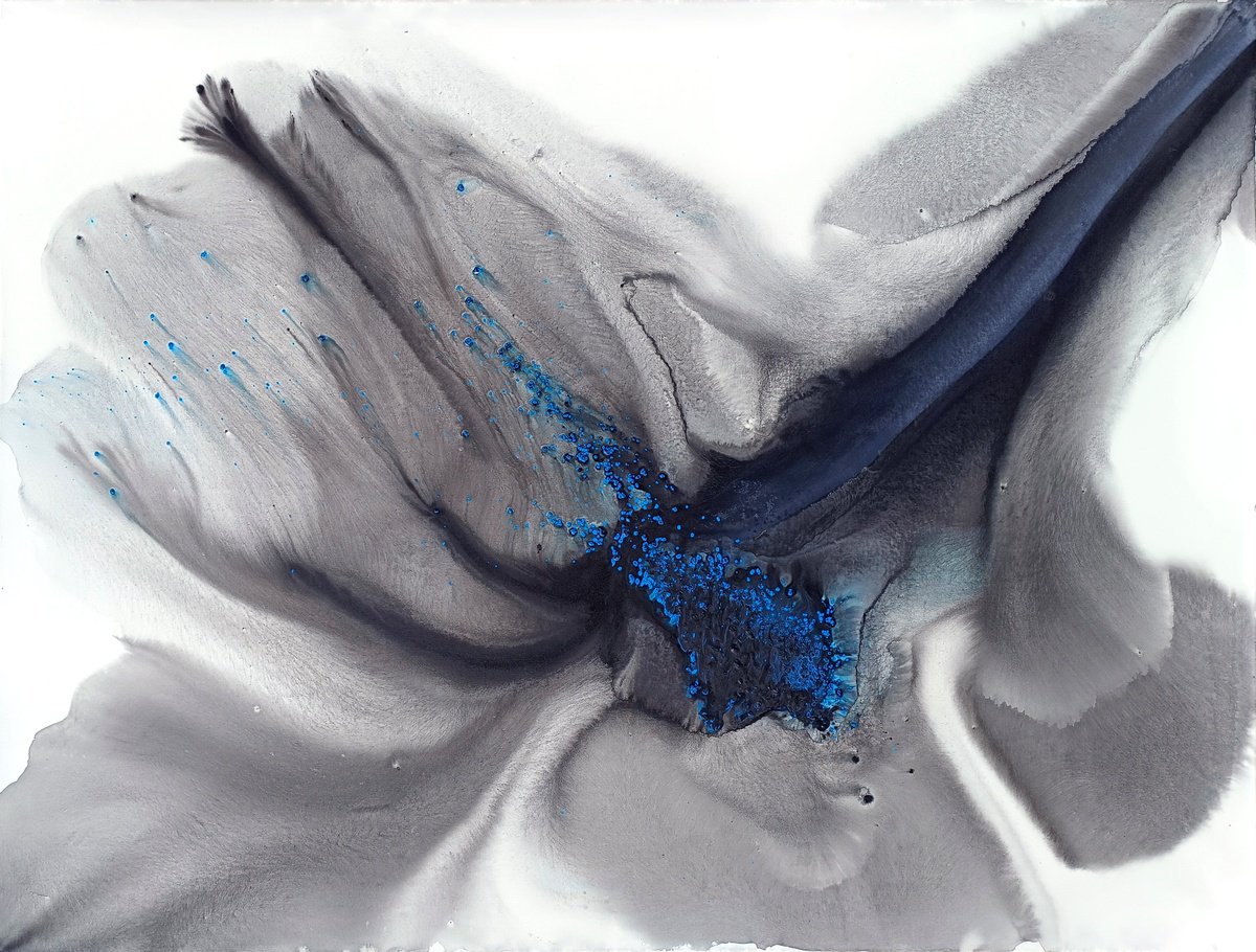 Abstract Acrylic Painting By Muriel Napoli, 63 X 47", Nature 429, Original Artwork