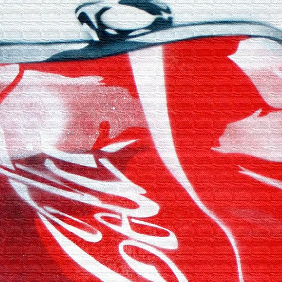 Crushed Coke (on canvas).
