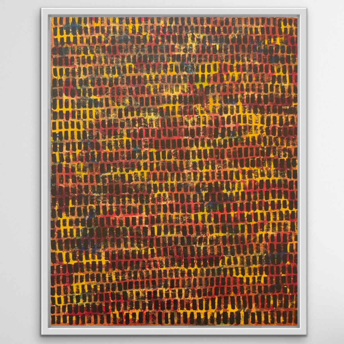 Abstract Acrylic Painting By Ketki Fadnis, 16 X 20", Glow Within, Original Artwork