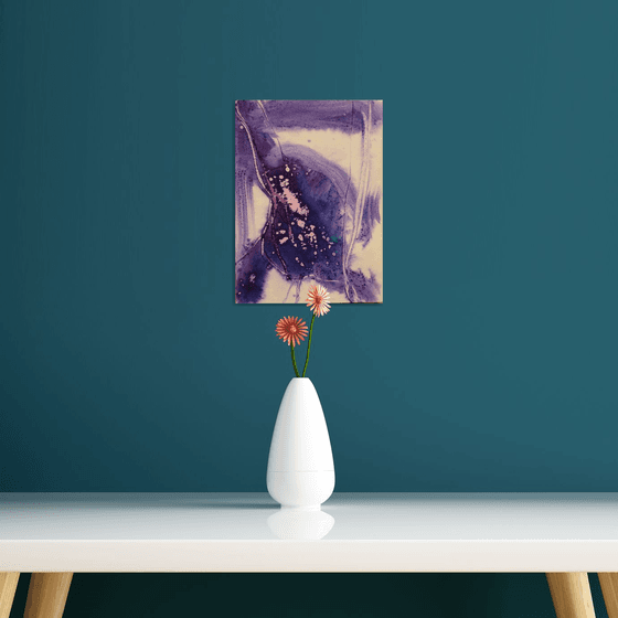 The Purple Abstract, 21x29 cm ESA4