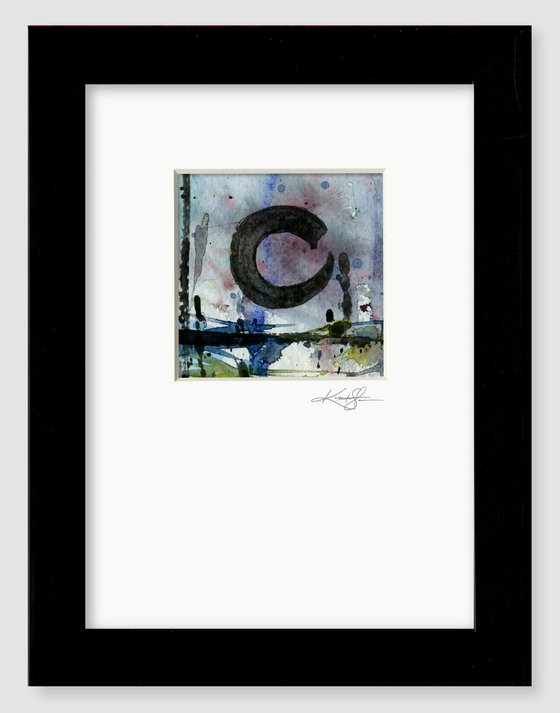 Enso Of Zen Collection 2 - 3 Abstract Zen Circle paintings by Kathy Morton Stanion