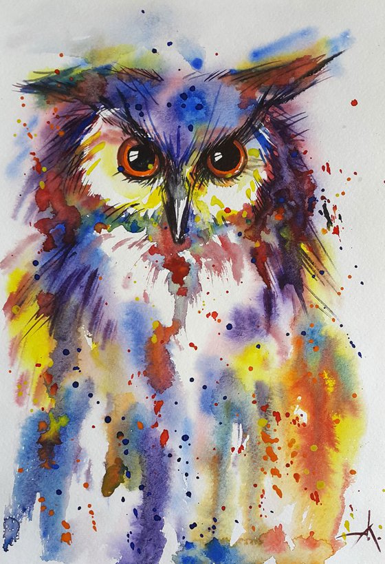 Expressive owl