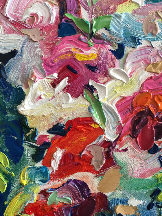 Flowers Impasto