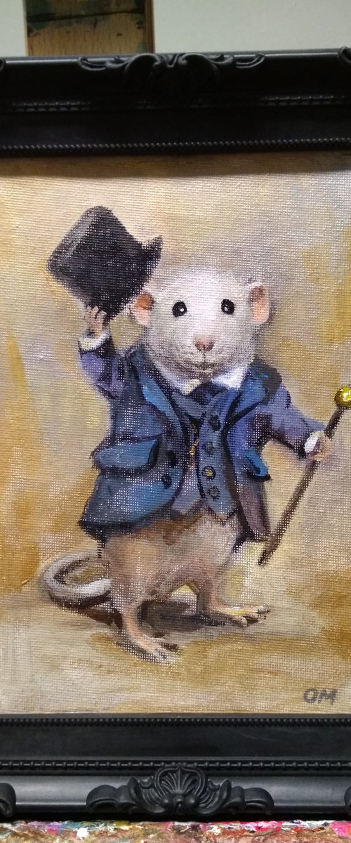 2020 is the year of the White Rat by HELINDA (Olga Müller)