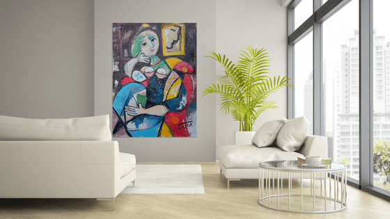 The Girl WGB (insp by Picasso)