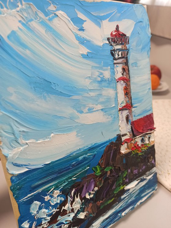 Lighthouse by the sea