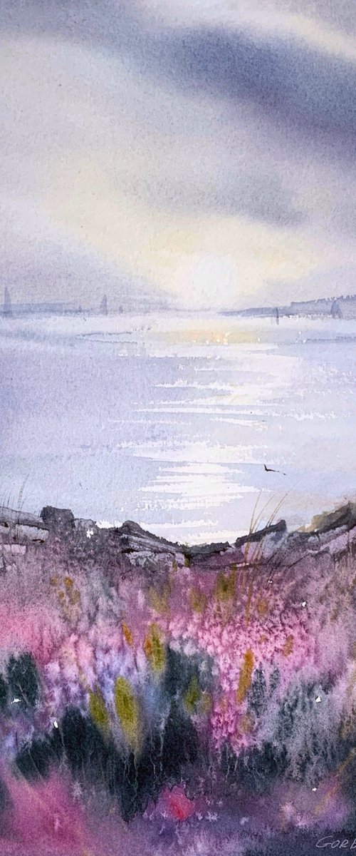 Sunset on the sea #2 by Eugenia Gorbacheva