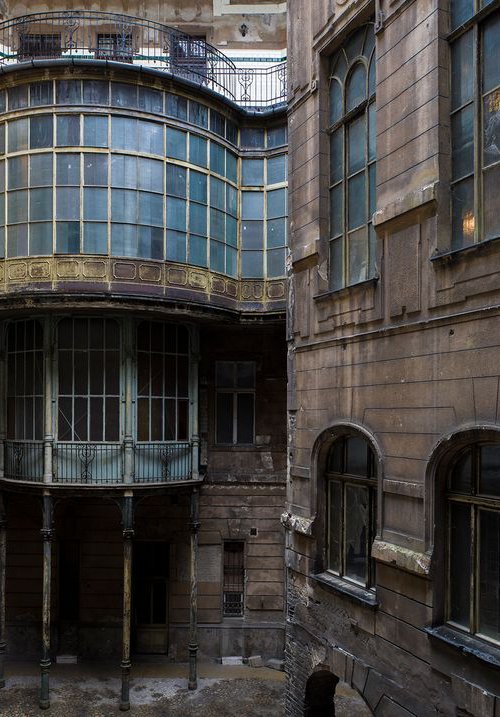 Art nouveau courtyard by Matt Emmett