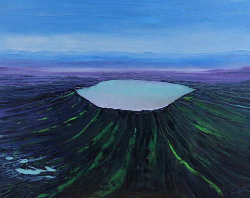 Crater Lake by Serguei Borodouline