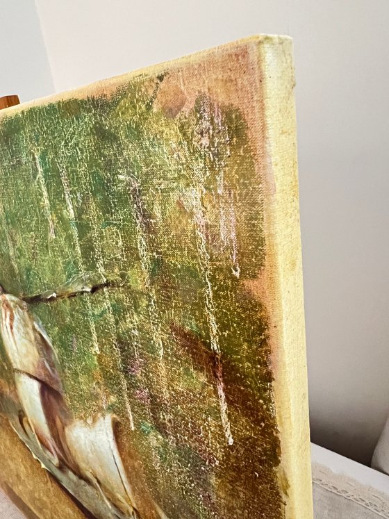 Porcelain Cups and Forks