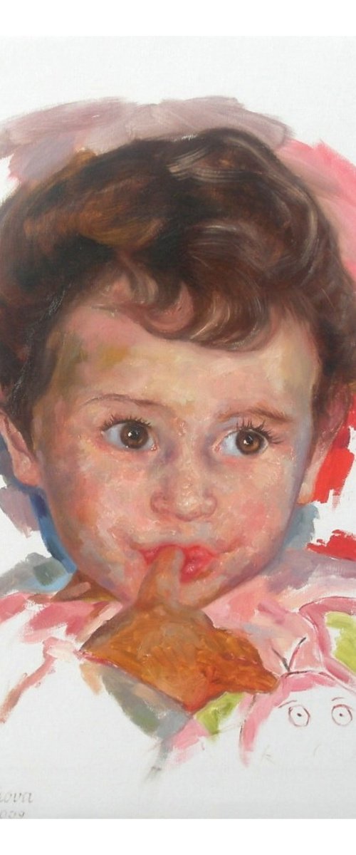 "Child portrait" by Olga Tsarkova by Olga Tsarkova