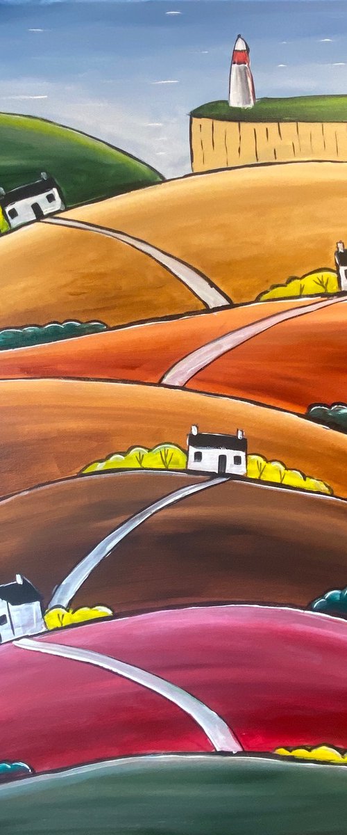 Lighthouse Over Many Hills by Aisha Haider