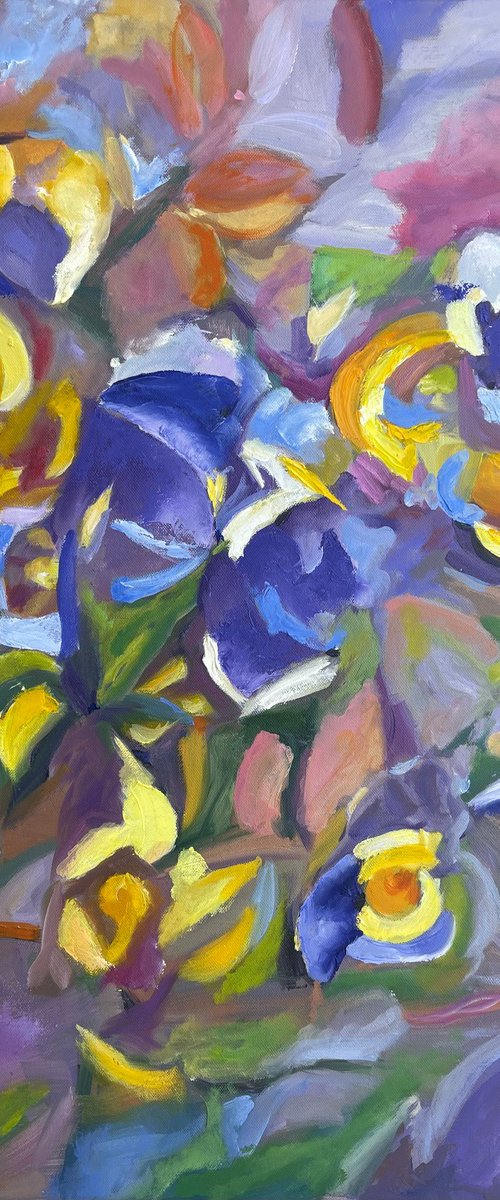 Unspoken Tales of Pansy Petals by Olga McNamara