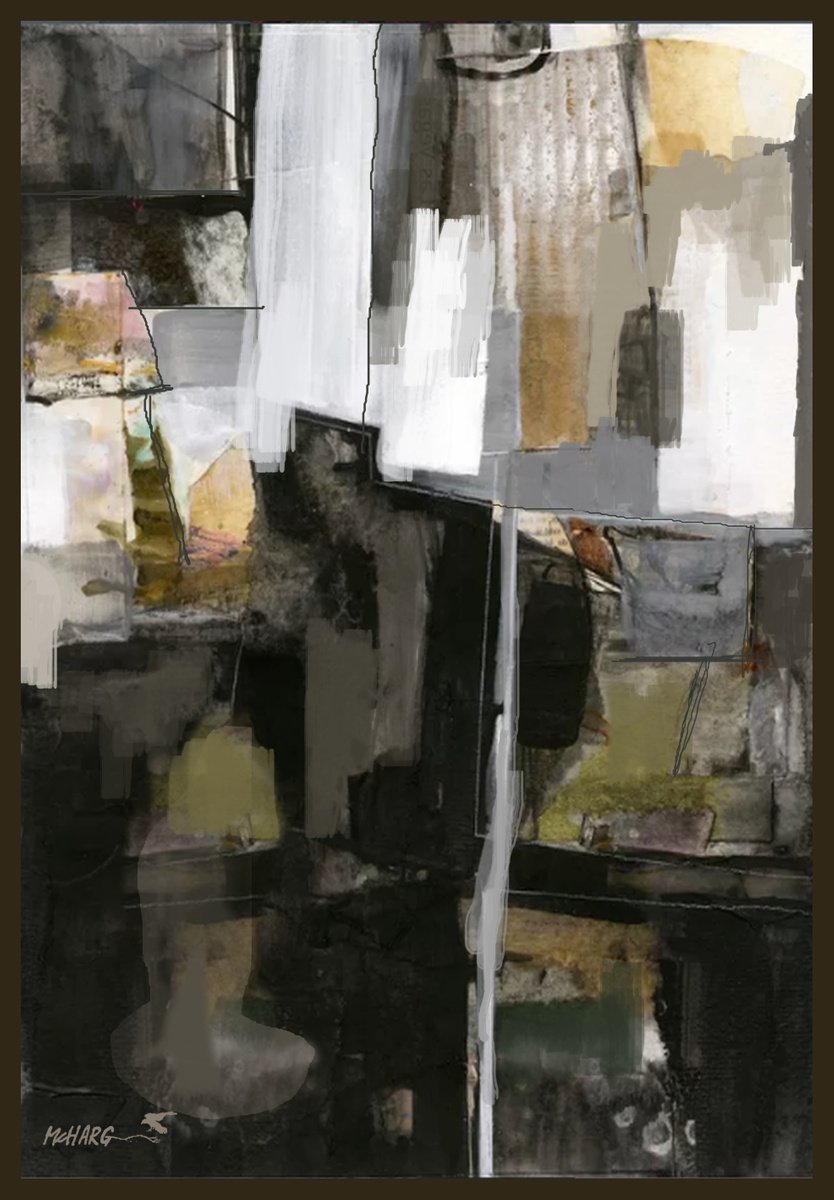 MENTAL ANGUISH 39X60 by Joe McHarg
