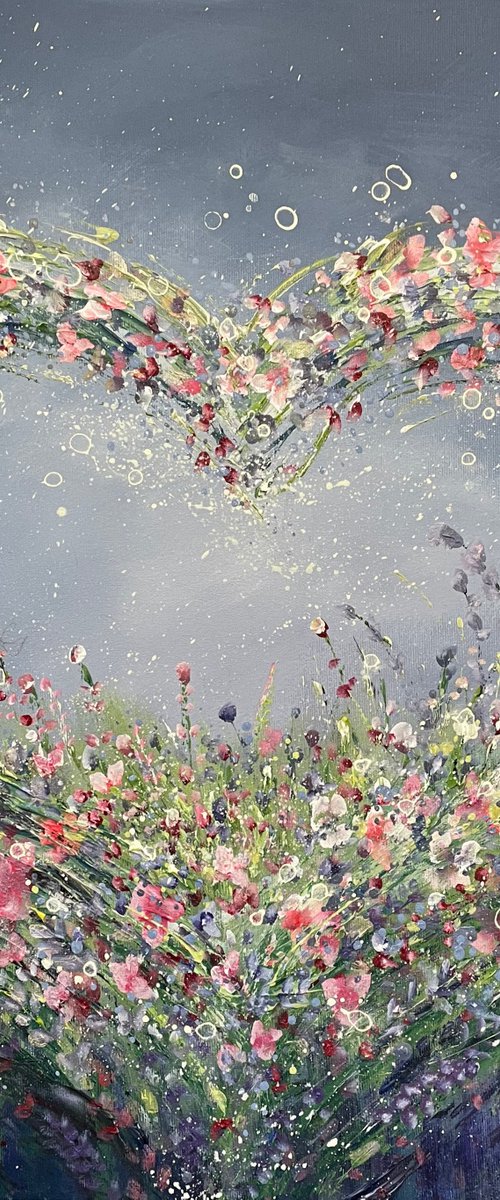 Growing hearts 3 by Emma Sian Pritchard