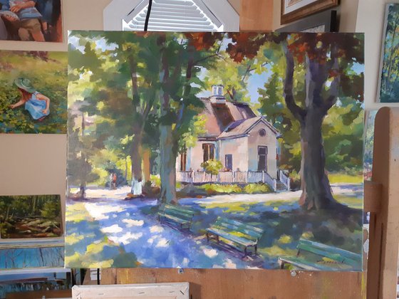 Early autumn, Public Gardens (16x20")