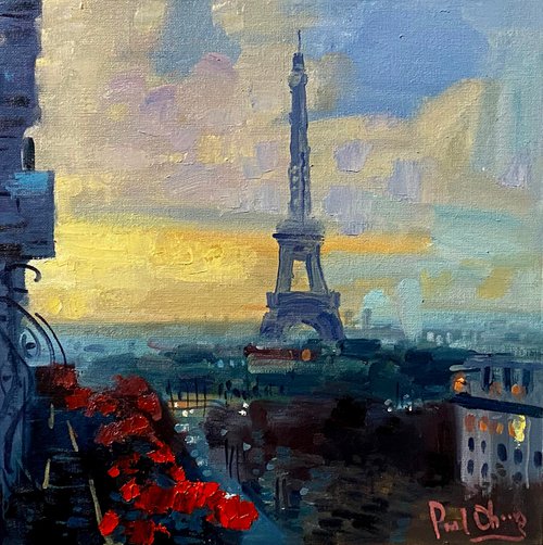 Paris Dusk by Paul Cheng