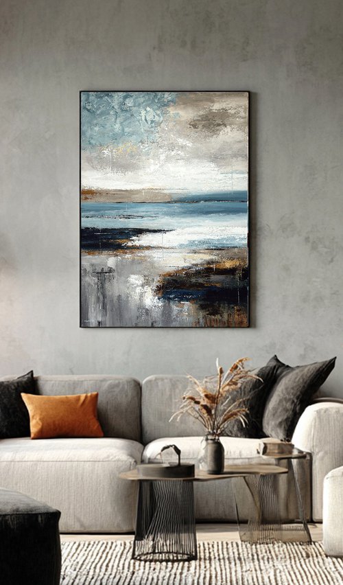 Light Across the Blue. Large Coastal by Tatiana Malinovscaia