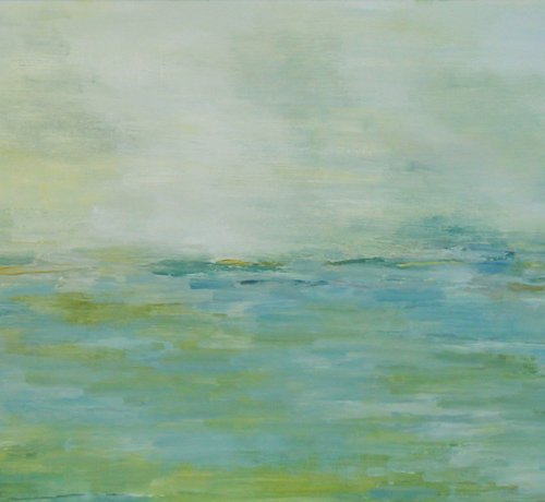Gray Green Landscape by Therese O'Keeffe
