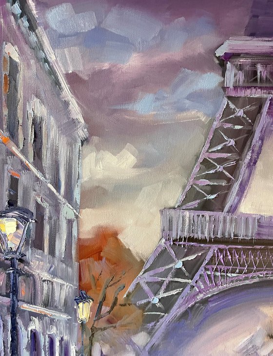 Walking in Paris (90x90cm)