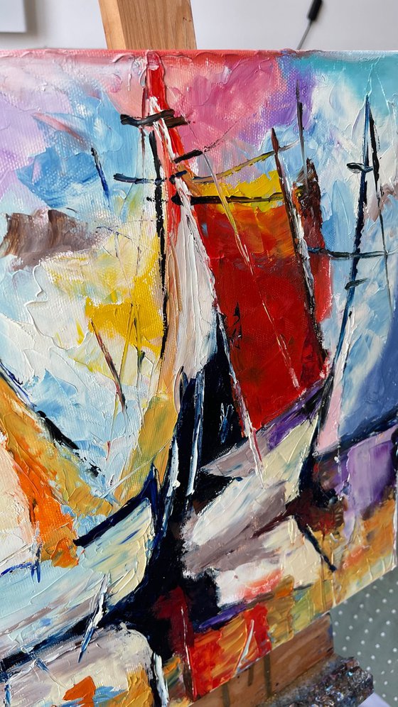 Moored ships