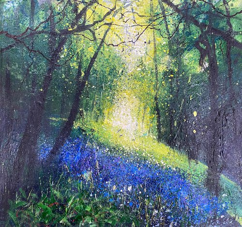Seasons - Spring First Bluebells by Teresa Tanner
