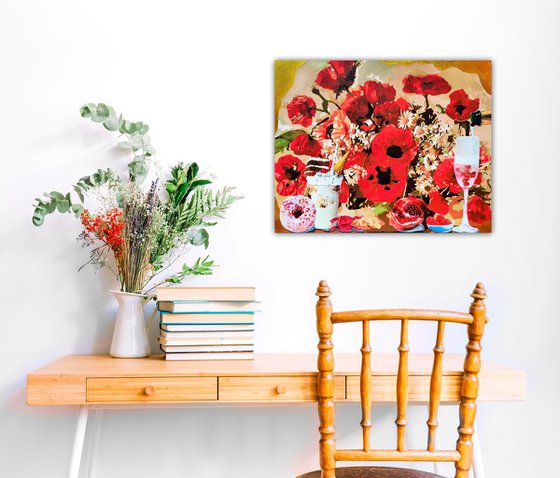 Breakfast for a beautiful woman