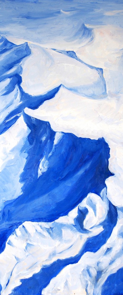 Flight over the Alps by Alfia Koral