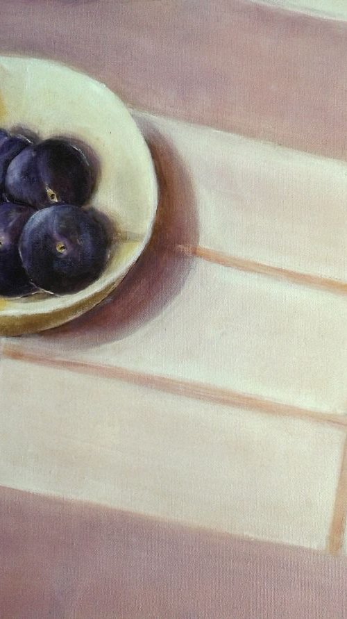 Plums and light by Tina Castrignano'