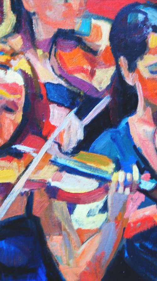 Musicians #2 / 40 x 30 cm by Maja Đokić Mihajlović