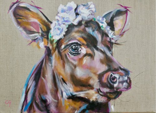 Perle Cow by Carol Gillan