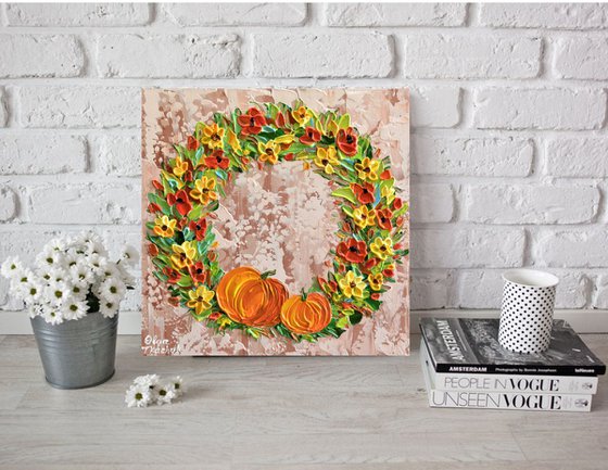 Pumpking Wreath