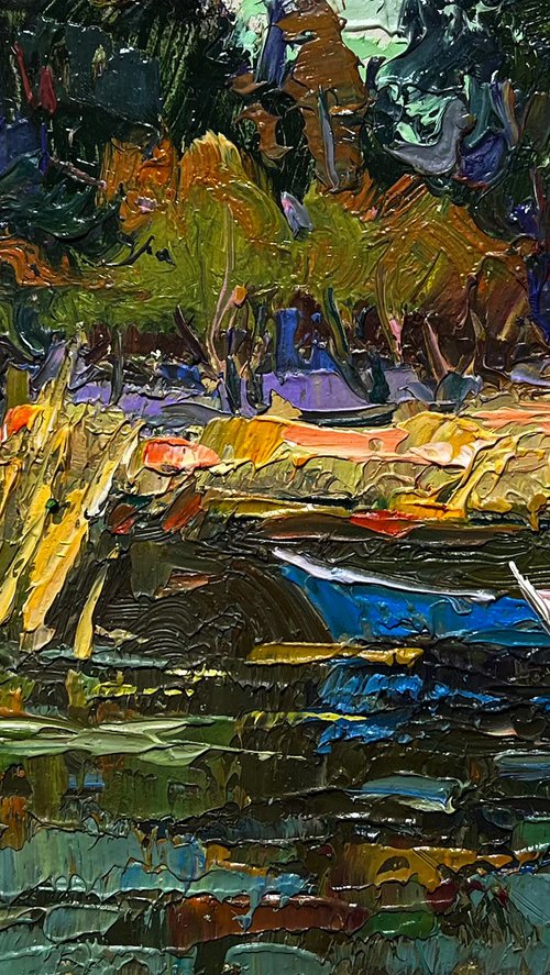 I swim to the river bank by Kalenyuk Alex