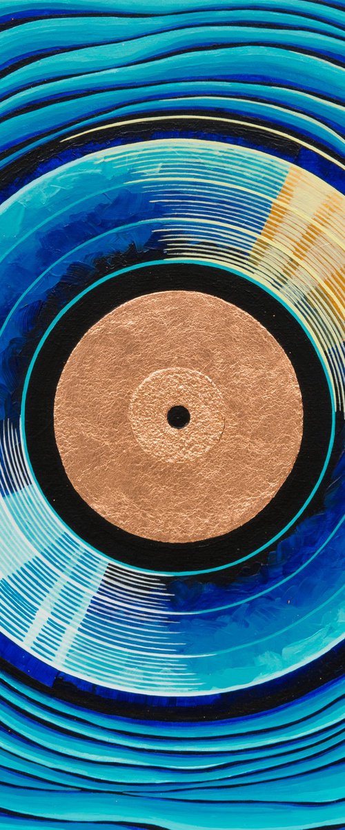 Space Melodies. Cyan. by Tetiana Gryshchenko
