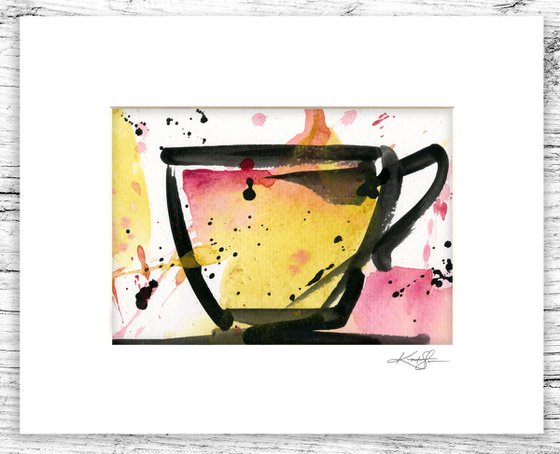 Coffee Dreams 2 - Painting by Kathy Morton Stanion