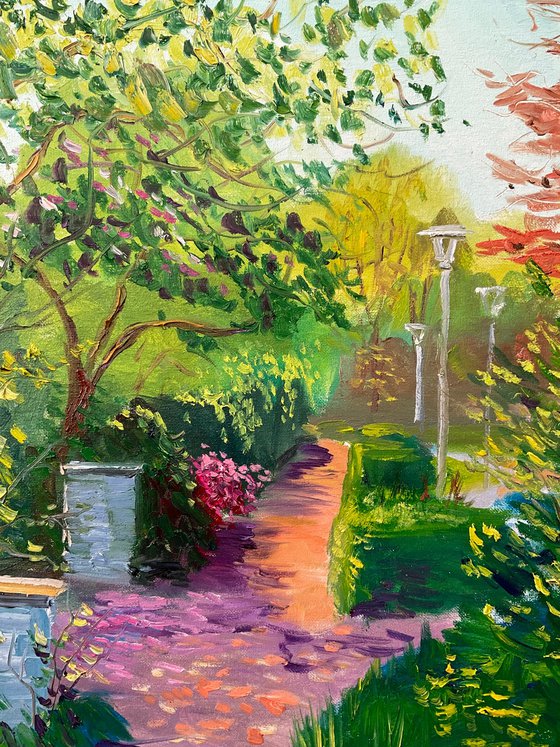 Dutch garden path