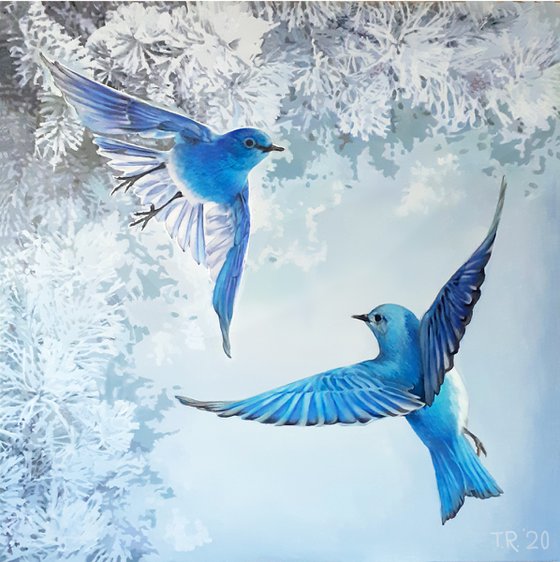 BLUE BIRDS