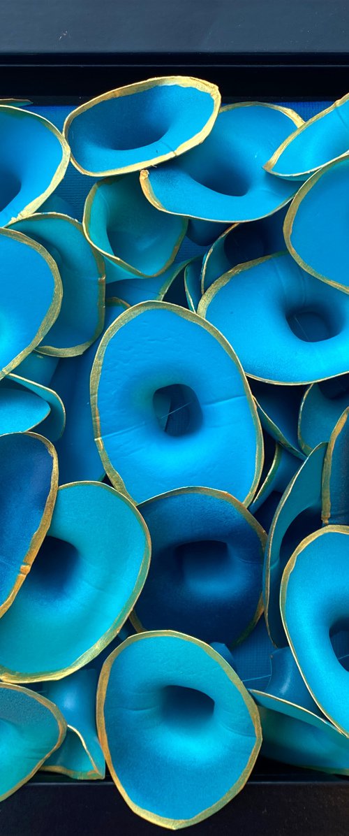 Blue Mushroom Bloom by Swapna Namboodiri