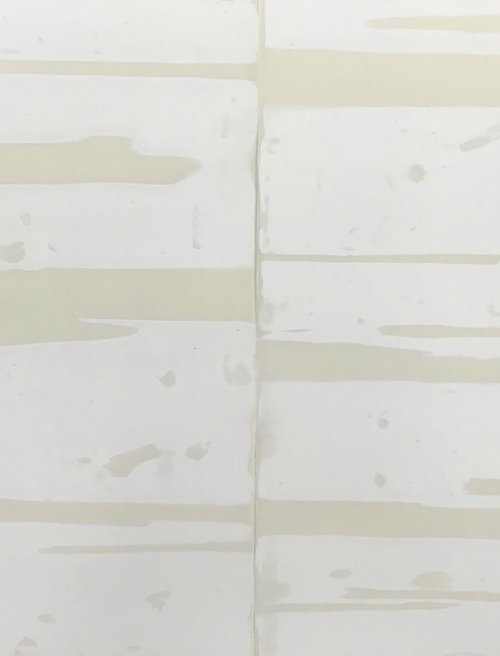 Untitled (beige, white) by Mark Harrington