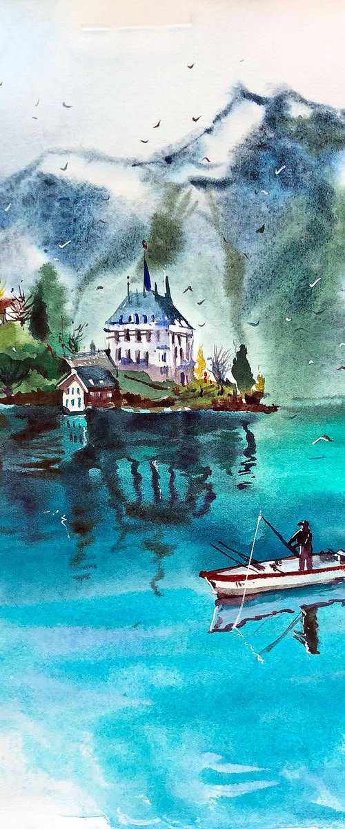 A Sketch from Iseltwald by Ksenia Astakhova