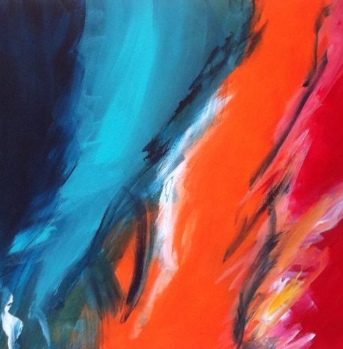 Abstract colorful by Tiny de Bruin