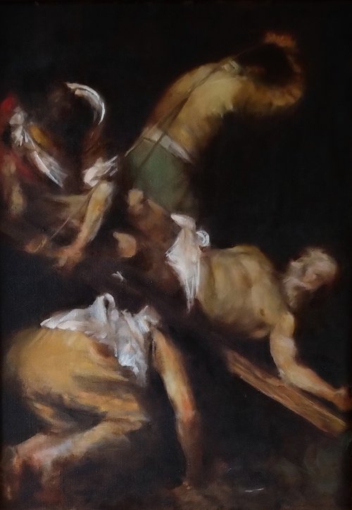 Interpretation after Caravaggio by Sebastian Beianu