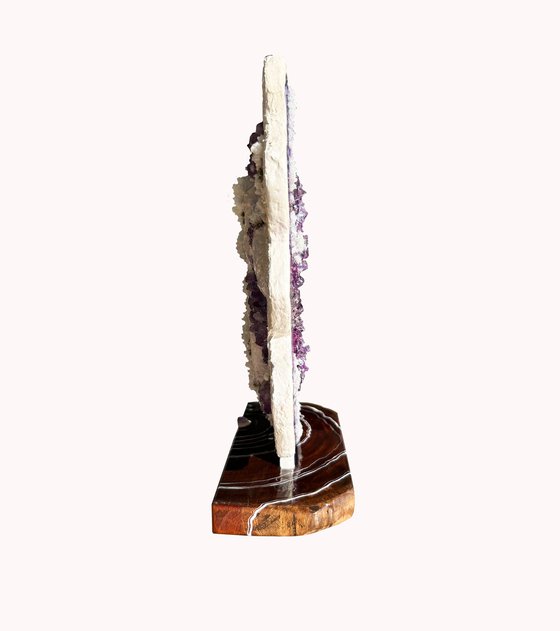 Geode Slice Amethyst luck.